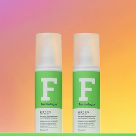 Farmologie - Coconut Body Oil, Nourishing & Hydrating for Dry & Sensitive Skin, 75ml