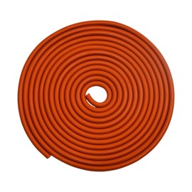 MXCELL16.4Ft Backer Rod 5mm Weather Strip Seal for Gaps and Joints - High Density Solid Sponge Rubber Weather Stripping, Silicone Round Crack Saver Concrete Expansion Joint Filler Rope, Brown