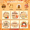 Fall Clear Cookie Packaging Bags 6 Designs Cookie Bags with