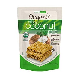 Tropical Fields Crispy Coconut Rolls (11oz) - Organic, Gluten Free, Dairy Free
