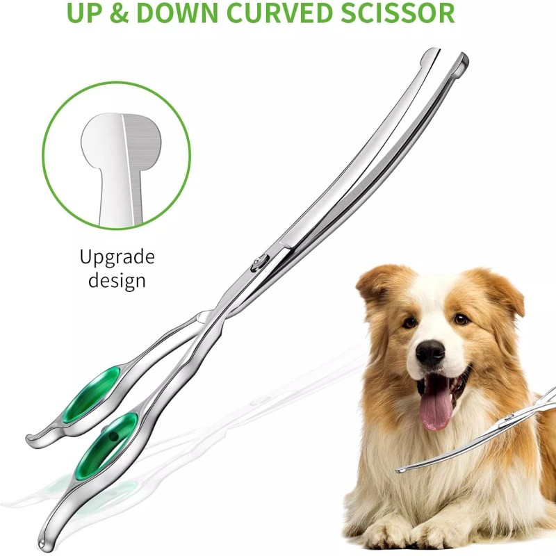 LovinPet 6PCS Pet Dog Grooming Scissors Set Straight Curved Thinning