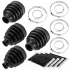 Caltric 2 Rear Axle Outer And Inner CV Boot Kit