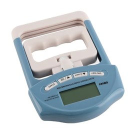 ZJchao Dinamómetro de Mano Electrónico con Pantalla LCD, Medidor Digital Ajustable de Fuerza de Agarre para Entrenamiento y Evaluación de Presión Manu
