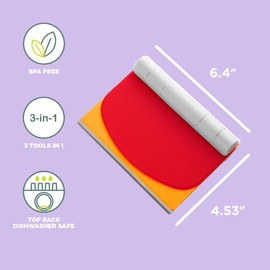 Chef'n Pastry Bench Scraper, Set of 3