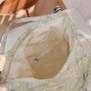 Floral Quilted Cotton Shoulder Bag for Women Medium Size Handbag