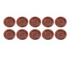 100Pcs Wooden Button 20mm 4 Holes Delicate Cute Waterproof Clothing