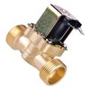 3/4" DC 24V Normally Closed Brass Electric Solenoid Magnetic Valve