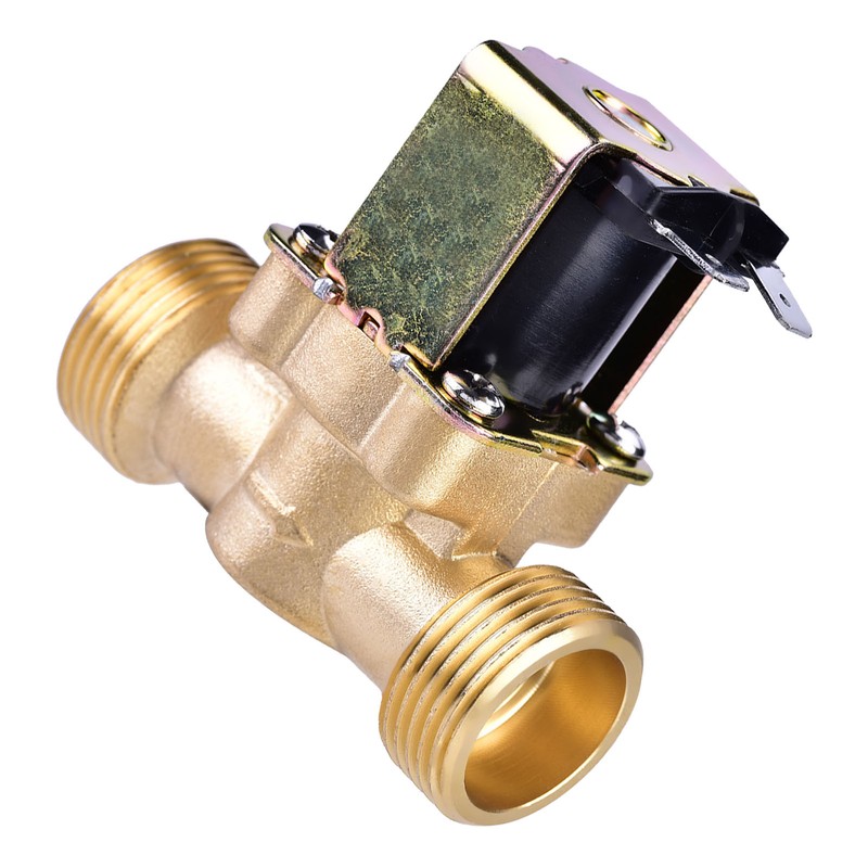 3/4" DC 24V Normally Closed Brass Electric Solenoid Magnetic Valve