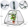 Royal Gardineer Plant Protector: Compact Pop-Up Greenhouse, Clear, Universal, 80