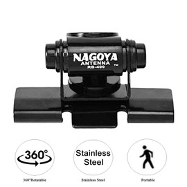 fosa Antenna Bracket 360ｰ Angle Adjustable Bracket Stand Mount for Car Vehicle Mobile Radio Antenna Mounted on Iron Sheet, Rear Tail Gate, Side Door, Engine Cover etc