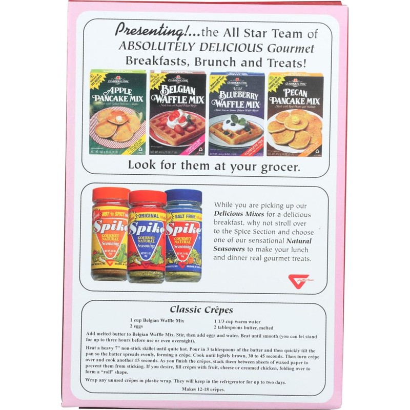 Classique Fare Belgian Waffle Mix (Pack of 2)