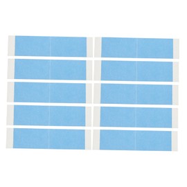 WOONEKY 10pcs Wig Patch Wig Tape Double Side Tape Transparent Stickers Double Sided Tape Clear Duct Tape 2 Sided Tape Hair Ribbons Waterproof Stickers Waterproof Tape Sky-Blue Pu