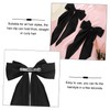 2PCS Silky Satin Big Hair Bows Barrettes, Hair Ribbons Oversized