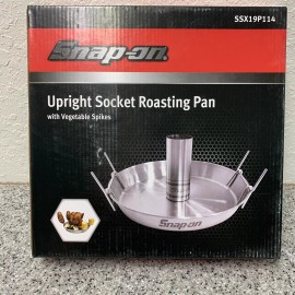 Snap-on NEW! Snap-on Tools Upright Socket Beer Can Chicken Roasting Pan With Veg Spikes