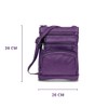 ShopINess Genuine Leather Shoulder Bag for Women, Purple