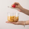 DLRDLR 30oz Plastic Candy Dish with Airtight Lid for Office