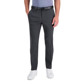 Kenneth Cole Reaction Men's Premium Solid Dress Pant, Dark Heather Grey, 31W x 30L