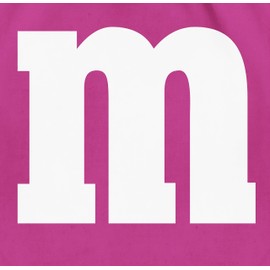 Shirtracer - Gym Bag Backpack - Carnival Fancy Dress Bags - Groups M and M Print - M & M Costume Group Mouth M & M MM, 07 Fuchsia