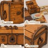 WOODEN.CITY Treasure Chest Сlue Box Wooden Puzzle Box - 3D