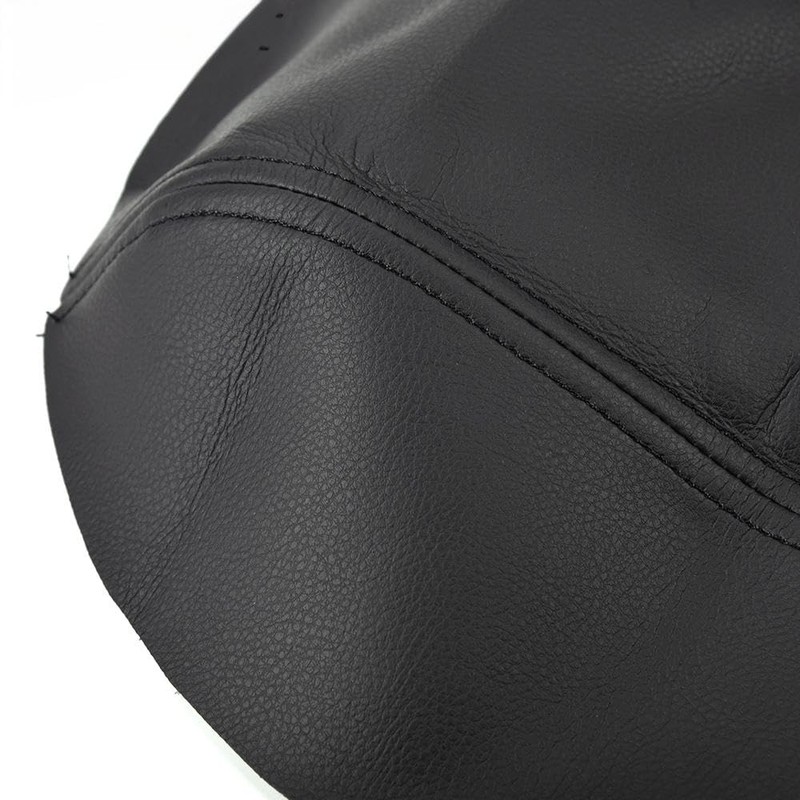 DOTCOM Gray Leather Center Console Lid Armrest Cover Compatible with