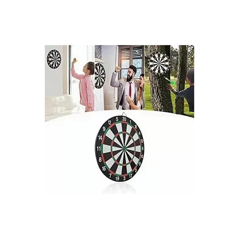 Kwalux Tiro Al Blanco Diana 6 Dardos Doble Cara 40.5cm