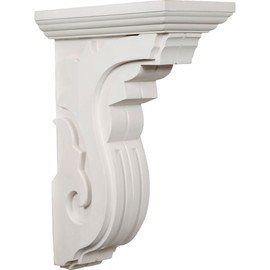 Ekena Millwork COR06X11X16PE 6-Inch W x 11-Inch D x 16 1/4-Inch H Piedmont Corbel