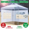 Acepic Instant Canopy Tent Sidewalls for 10x10 Pop Up Canopy