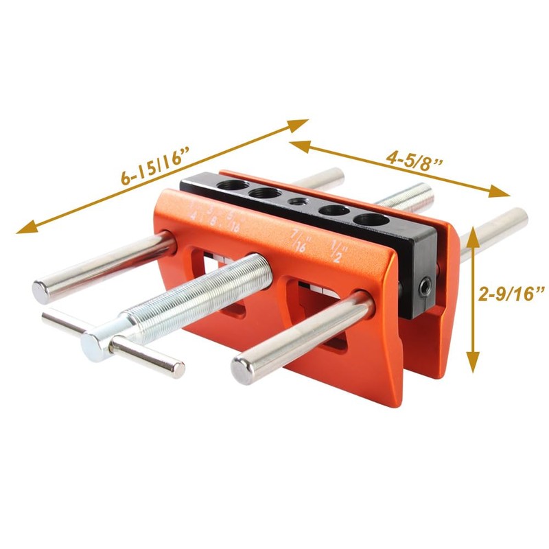 O'SKOOL Self Centering Dowel Jig Kit Drilling Guide Bushings Set
