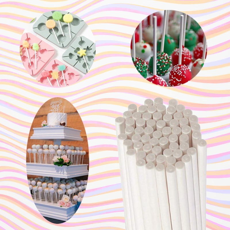 Cake Pop Kit, 100 Cake Pop Sticks, 100 Cake Pop