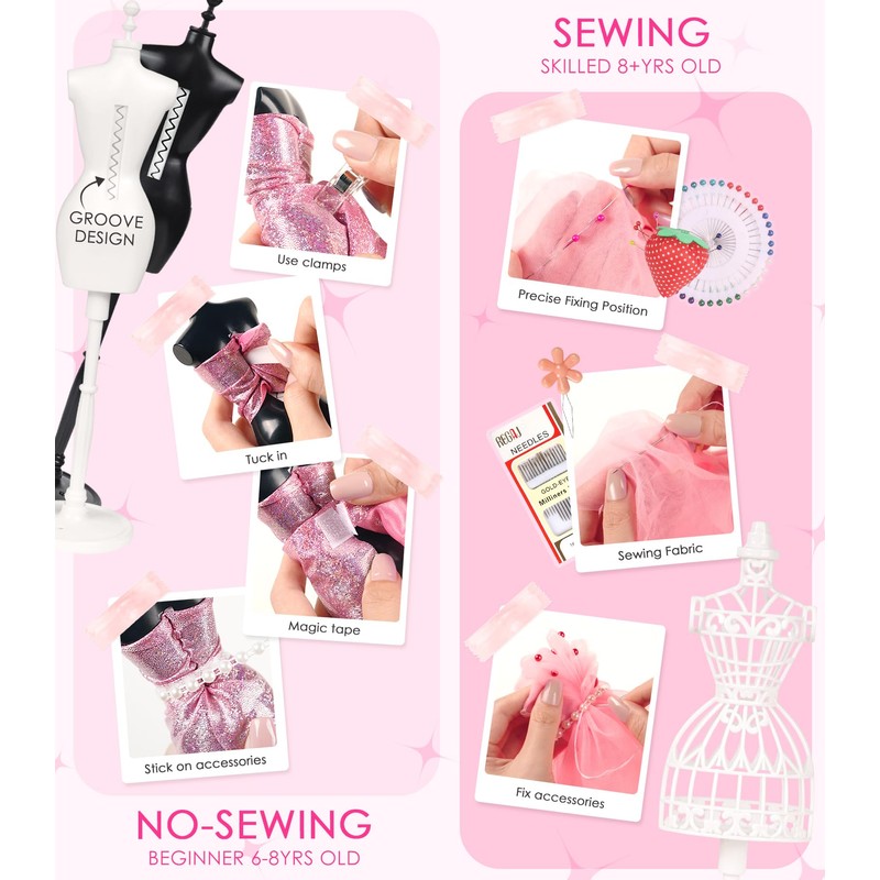 YEETIN 800+ PCS Fashion Designer Kit for Girls – DIY