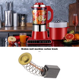 ECSiNG 2 Pairs of Carbon Brushes Motor Carbon Brushes for Wall Sanders 5 x 8 x 12 mm with Spring Connection Motor Replacement Part Compatible with Matrix DWS 780