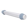 Rolling Pin Dough Roller Stainless Steel with 4 Silicone Guide