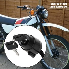 YINETTECH Motorcycle Ignition Switch Lock Set 40-71450 2A6-82508-00 Compatible with Yamaha DT 175 MX DT 80