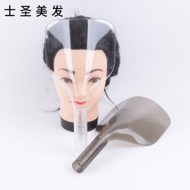 Transparent Face Shield for Hair Styling & Makeup Application Free Size/Clear 4ea