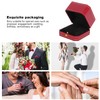 Brrnoo Ring Gift Box, Exquisite Storage Display, Elegant Single Ring