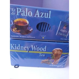 Azteca Te Palo azul 2 packs 50 tea bags .