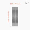 HVAC OV Galvanized Metal Duct Connector - 12 Inch Fit