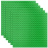 TINGLAND 6 Large Building Plates Compatible with Duplo, Green Duplo
