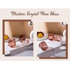 Colorsavant Venus Stemless Brown Wine Glasses Set 6-14oz, Melanin Colored,