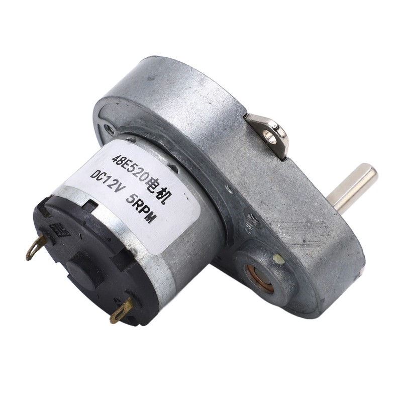 Gear Motor DC 12V 5RPM Speed Reduction Geared Motor Alloy