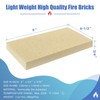 Protalwell Woodstove Firebricks, Fire Bricks, Size 9" X 4-1/2" X