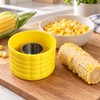 Corn Stripper for Easy Kernel Removal – Yellow Manual Cob
