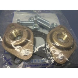 Grundfos 519651 3/4" NPT Pump Flange Set Bronze NEW