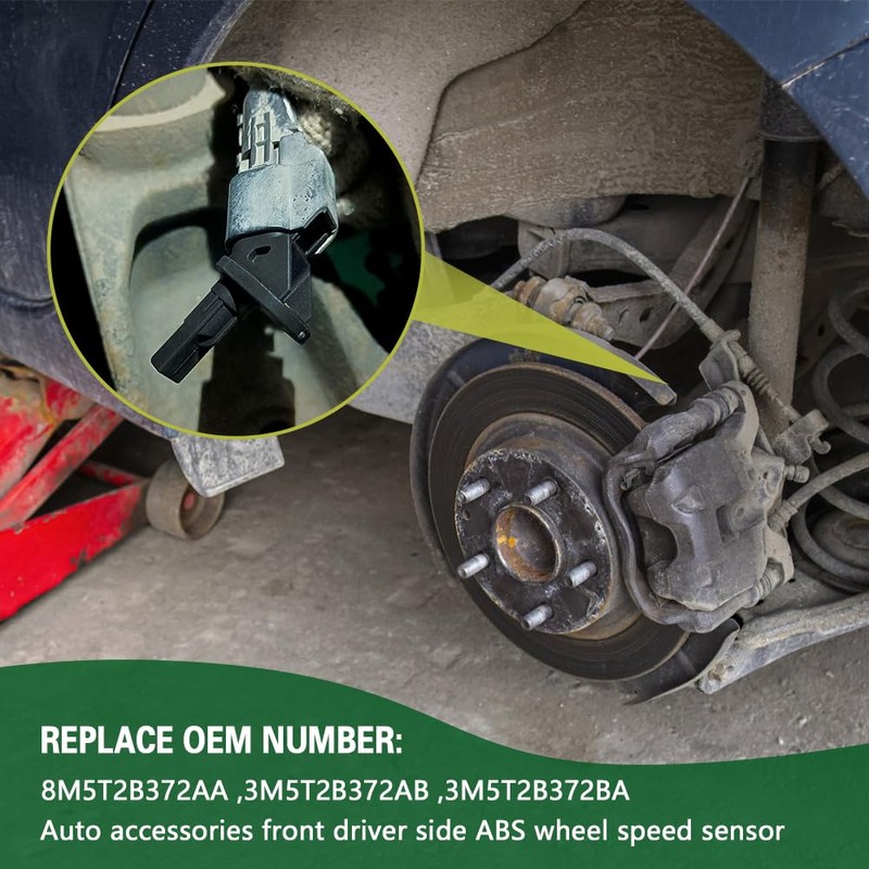 DWARFOO ABS Wheel Speed Sensor Front Left or Right Replacement
