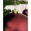 Burgundy Large Shatterproof Bauble
