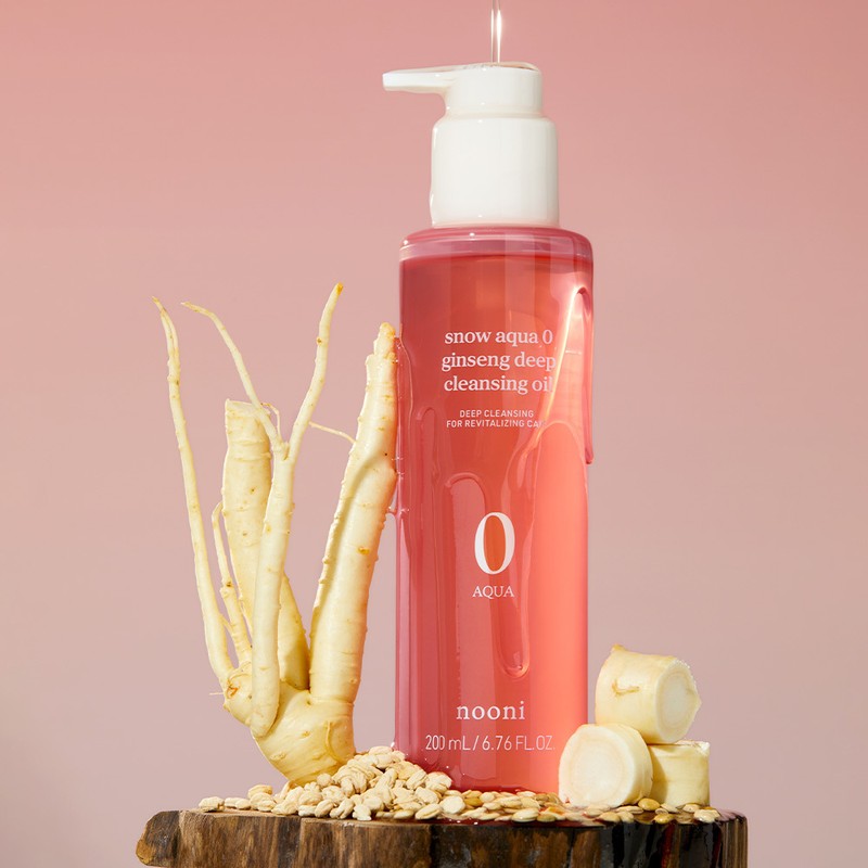 nooni Snow Aqua Zero Ginseng Deep Cleansing Oil (200ml) -