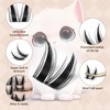 JMS&JMS Bunny Lash Clusters Kit, Anime Eyelash Clusters with Spikes,