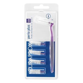 Curaprox Perio Plus - 408 - Pinceles interdentales con soporte - 5 cabezales de repuesto