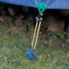 Ribiland PRBPO25X4 Set of 4 Pegs with Eyelet, 24 cm,