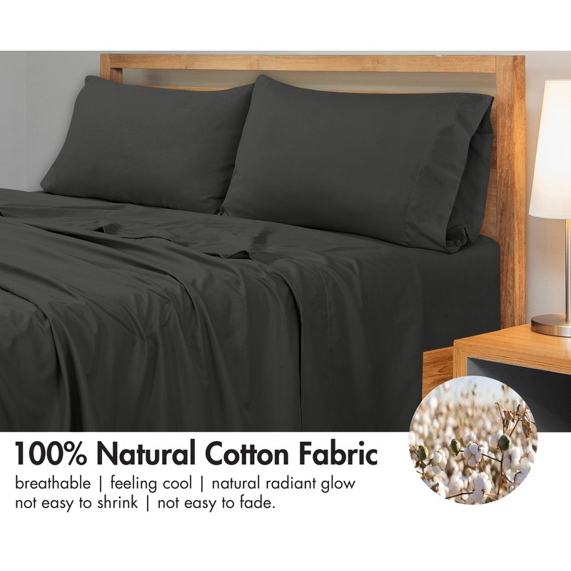 Royale Linens 300 Thread Count 100% Long Staple Combed Cotton
